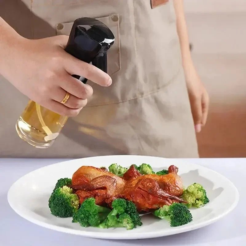 Oil Spray for Cooking - Olive Oil Dispenser Bottle Sprayer Mist - Reusable Food Grade Oil Vinegar,Spray Bottle Kitchen Accessories - Freshleen