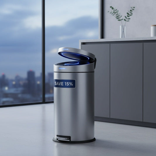The Ultimate Guide: 13L Smart Bin Your Eco-Friendly Automatic Trash Can - Freshleen