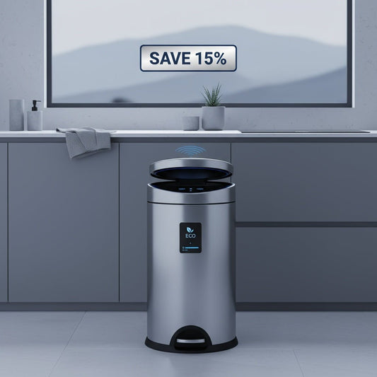 Smart Kitchen Trash Can with automatic sensor technology