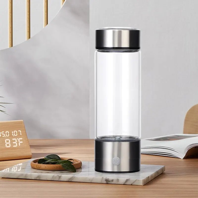 1pc 450ml Portable Hydrogen Water Generator 3 Minutes Mode High Concentration Hydrogen Water Generator - Freshleen