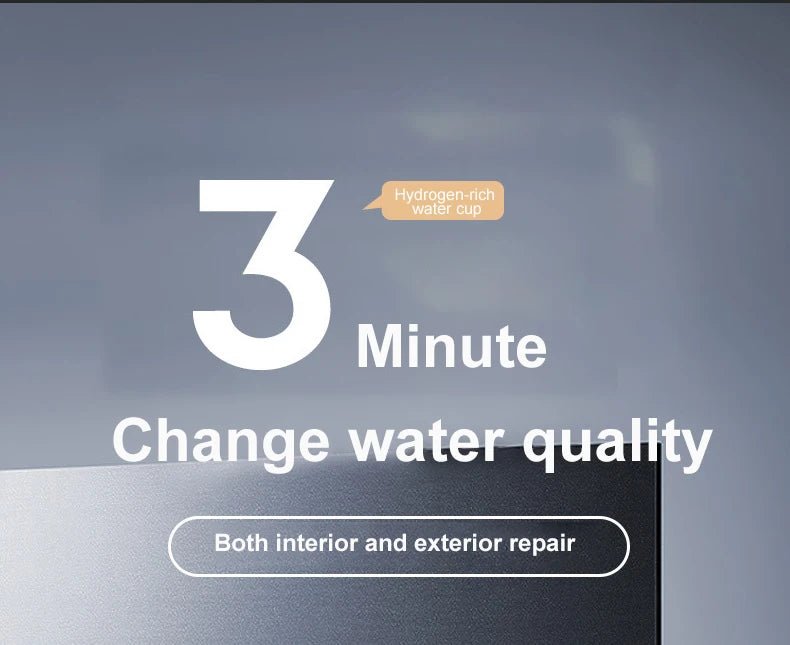 1pc 450ml Portable Hydrogen Water Generator 3 Minutes Mode High Concentration Hydrogen Water Generator - Freshleen
