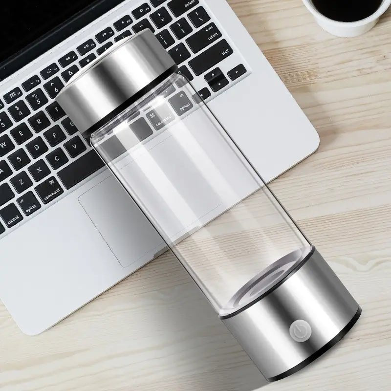 1pc 450ml Portable Hydrogen Water Generator 3 Minutes Mode High Concentration Hydrogen Water Generator - Freshleen