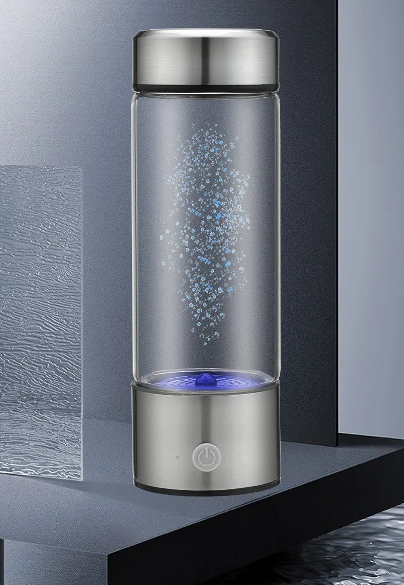 1pc 450ml Portable Hydrogen Water Generator 3 Minutes Mode High Concentration Hydrogen Water Generator - Freshleen