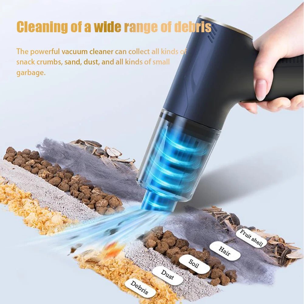 4 - in - 1 Cordless Car Vacuum - Powerful Handheld Cleaner - Freshleen