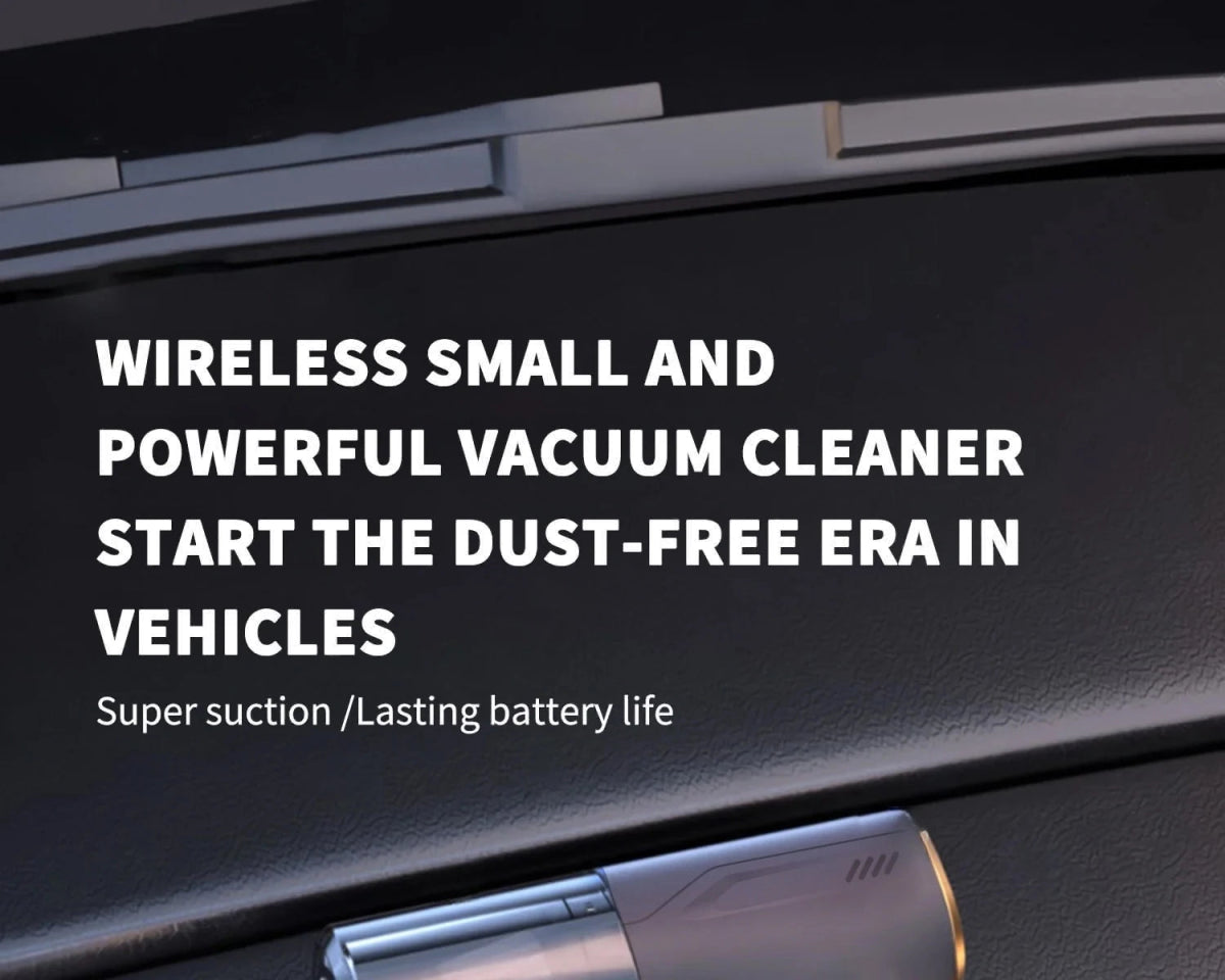 4 - in - 1 Cordless Car Vacuum - Powerful Handheld Cleaner - Freshleen