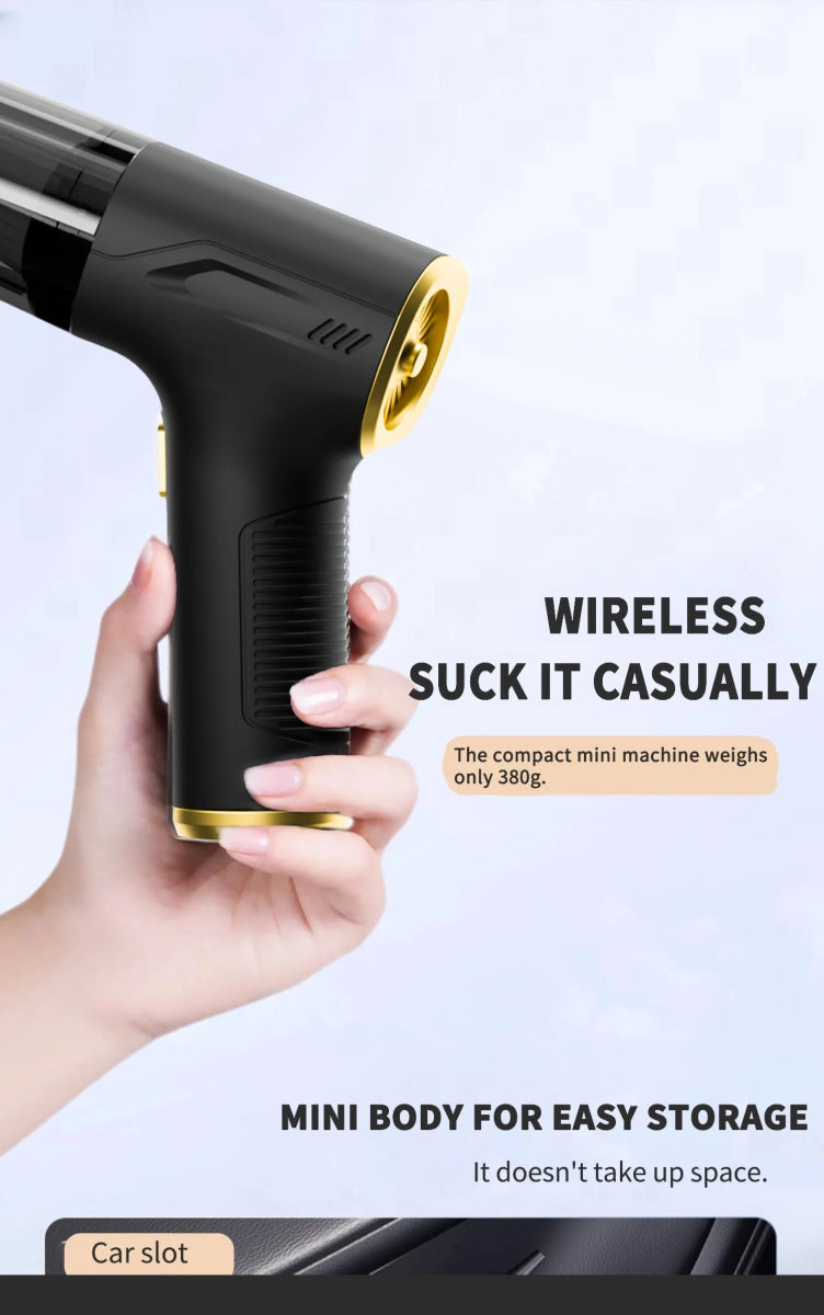 4 - in - 1 Cordless Car Vacuum - Powerful Handheld Cleaner - Freshleen