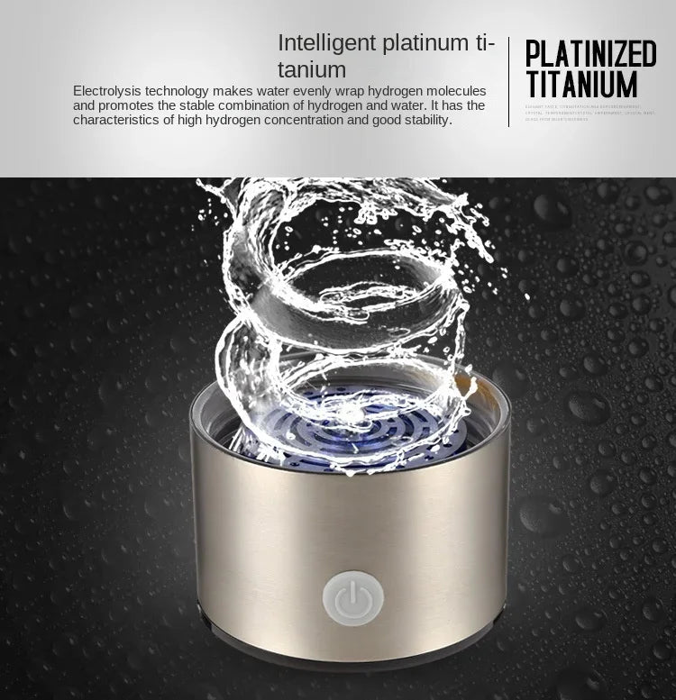 420ML Water Filter Hydrogen Ionized Water Bottle Hydrogen Generator Bottle Portable Water Ionizer Health Cup Home Appliance - Freshleen
