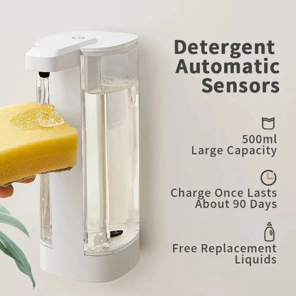 Best Automatic Soap Dispenser in kitchen, touchless and eco-friendly design.