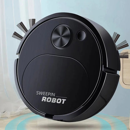 Best 3-in-1 Smart Wireless Vacuum Cleaner for Home Office, compact floor cleaning robot in action.