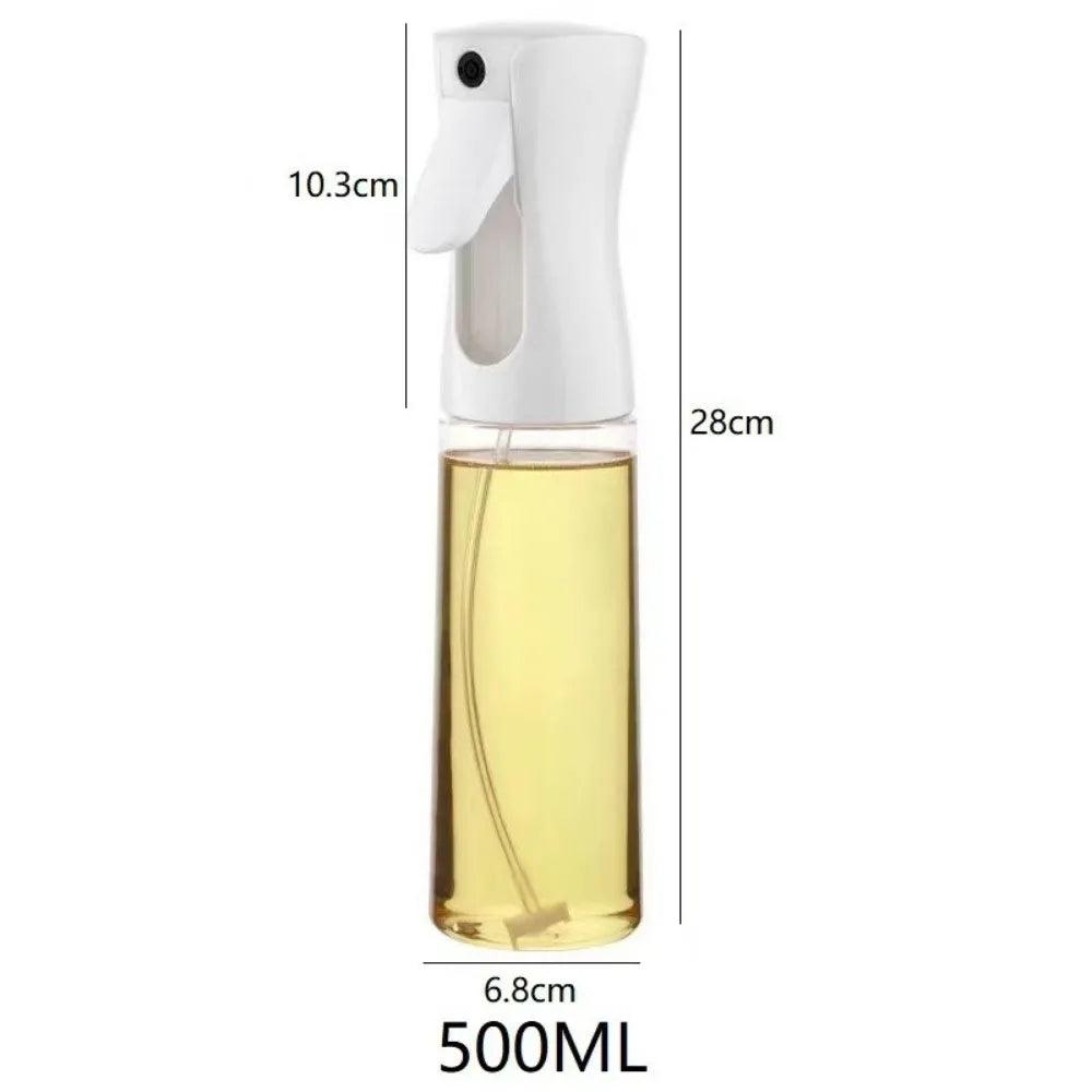 Fresh Olive Oil Sprayer Bottle, eco-friendly reusable kitchen oil spray bottle on counter.