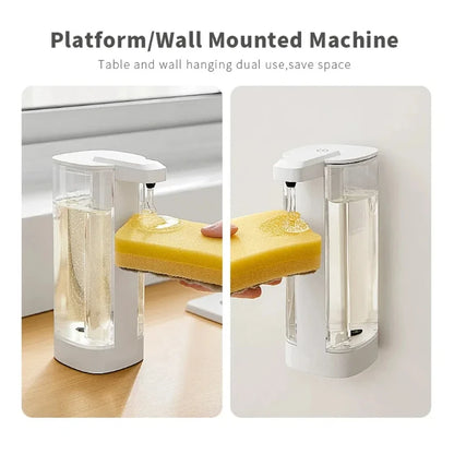 Best Automatic Soap Dispenser in kitchen, touchless and eco-friendly design.
