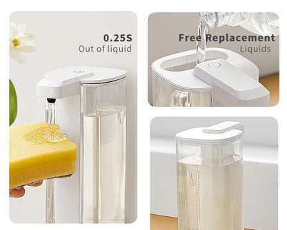 Best Automatic Soap Dispenser in kitchen, touchless and eco-friendly design.