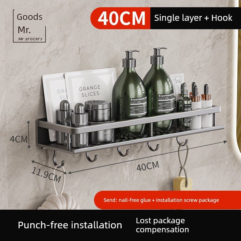 Best Eco - Friendly Wall - Mounted Bathroom Shelf - Fresh Clean - Freshleen