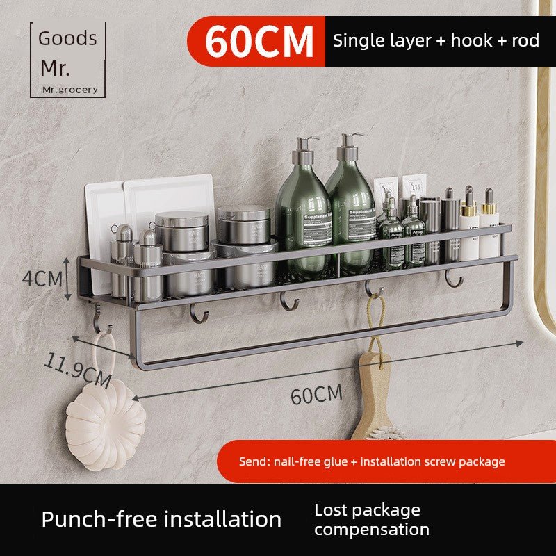 Best Eco - Friendly Wall - Mounted Bathroom Shelf - Fresh Clean - Freshleen