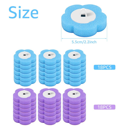 Disposable Head Toilet Brush Kit – Long‑Handle Bathroom Cleaning Brush (18–36 Refills) - Freshleen