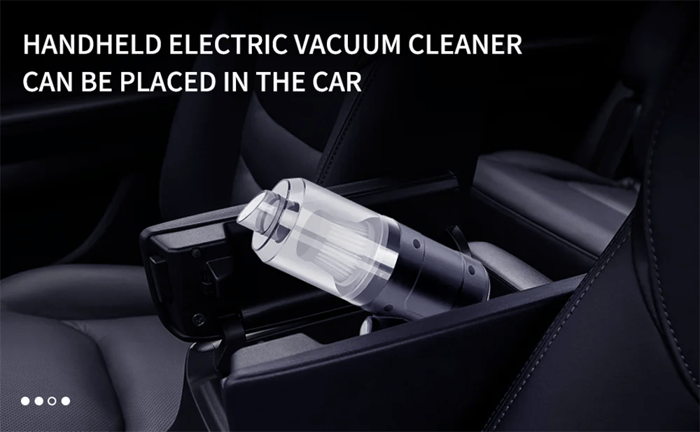 Handheld Car Vacuum Cleaner, 15000PA Portable Cordless, Dual use of blowing and suctionMulti - Nozzles, for Car, Home, Pet, Office - Freshleen