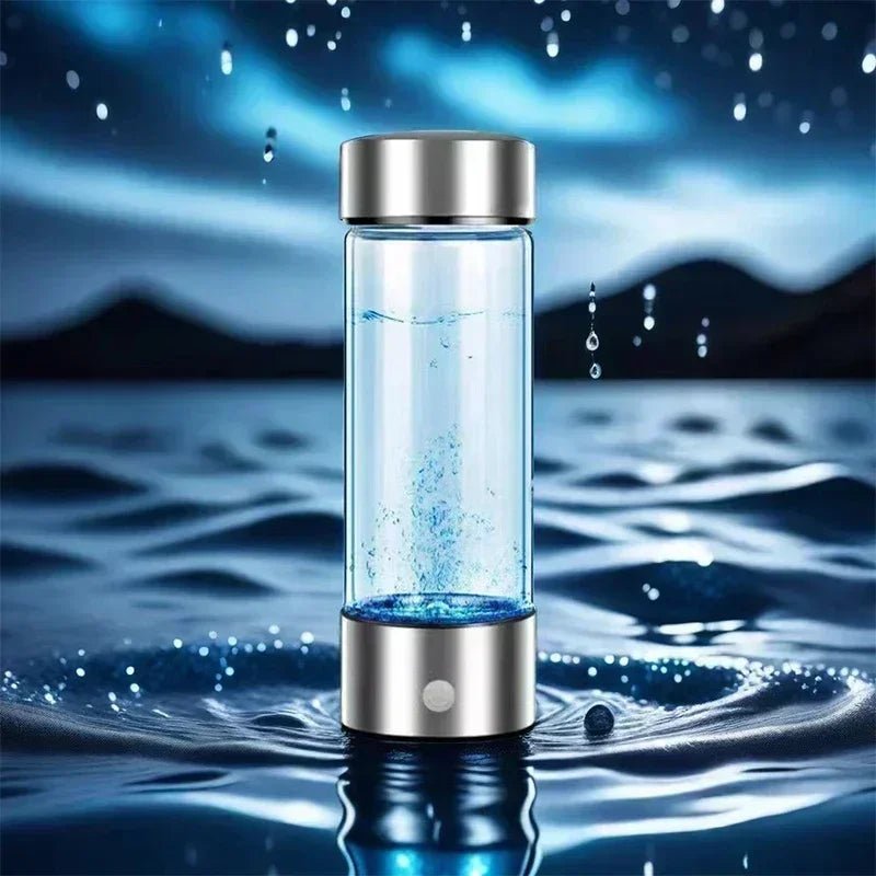 Hydrogen - Rich Water Cup Electric Hydrogen Rich Water Generator Bottle Titanium Quality Filter Portable Antioxidant Lonizer 420ml - Freshleen