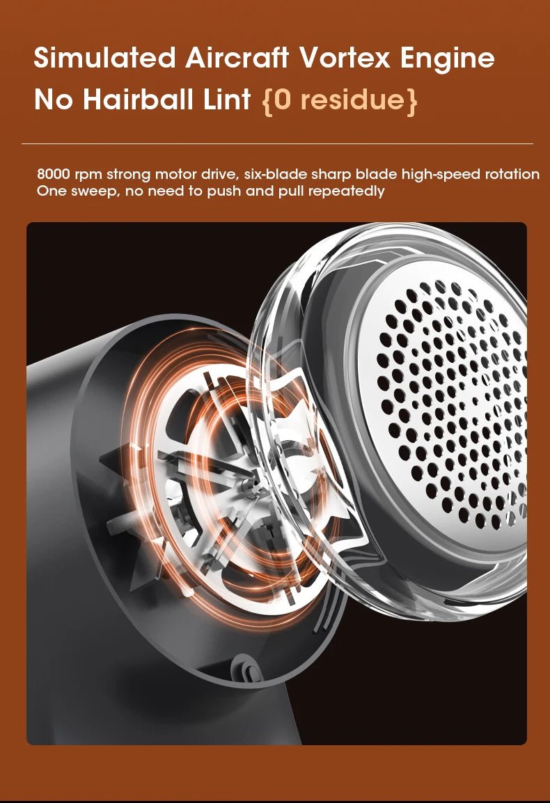 LED Digital Lint Remover – USB Rechargeable Fabric Shaver for Clothes & Sweaters - Freshleen