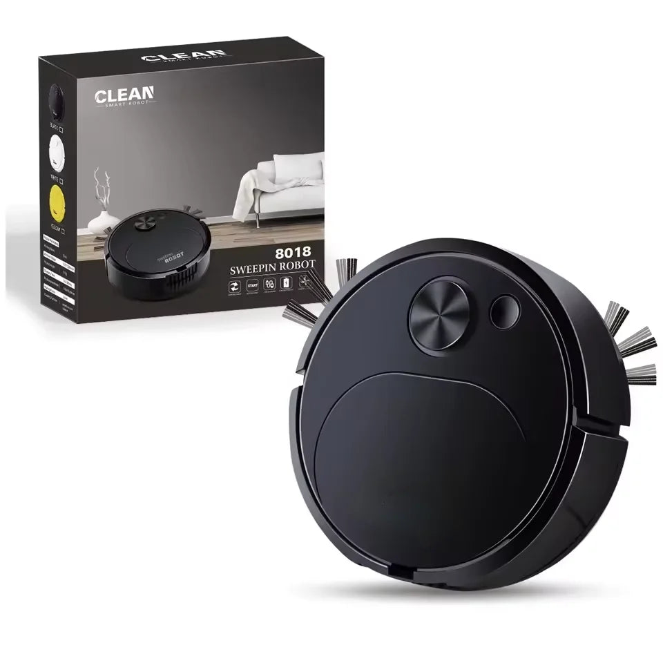NEW USB Sweeping Robot Vacuum Cleaner Mopping 3 In 1 Smart Wireless 1500Pa Dragging Cleaning Sweep Floor for Home Office - Freshleen