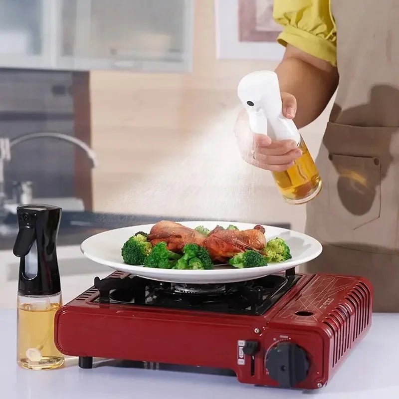 Oil Spray for Cooking - Olive Oil Dispenser Bottle Sprayer Mist - Reusable Food Grade Oil Vinegar,Spray Bottle Kitchen Accessories - Freshleen