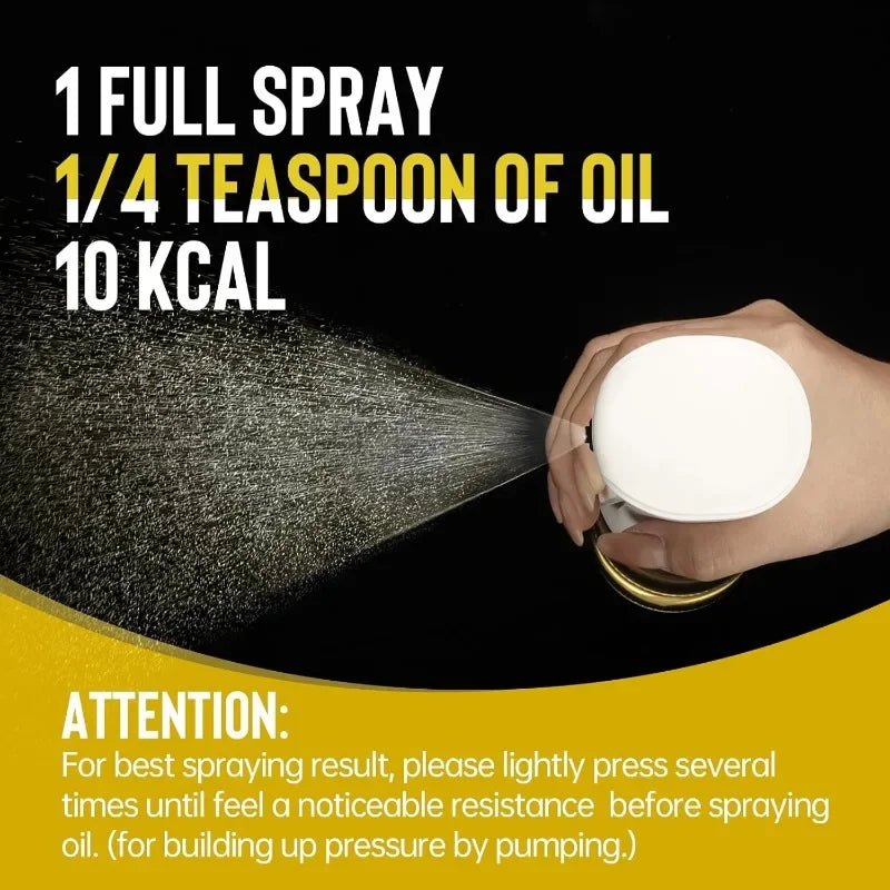 Oil Spray for Cooking - Olive Oil Dispenser Bottle Sprayer Mist - Reusable Food Grade Oil Vinegar,Spray Bottle Kitchen Accessories - Freshleen