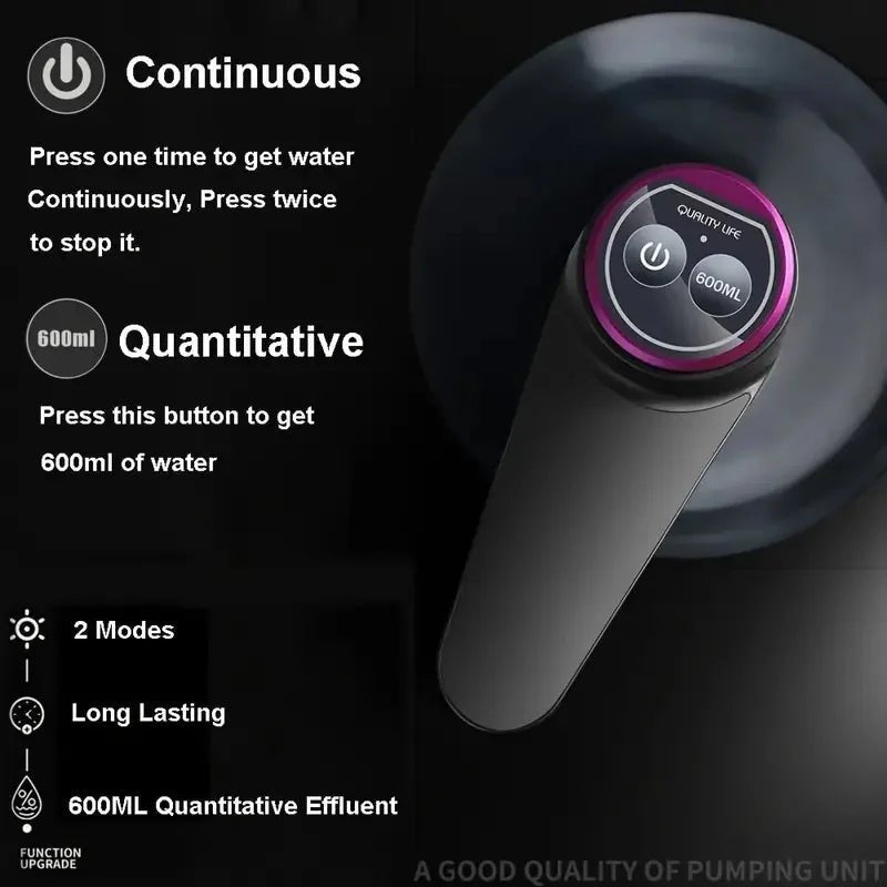 Portable 5‑Gallon Water Dispenser – USB Rechargeable Automatic Electric Pump - Freshleen