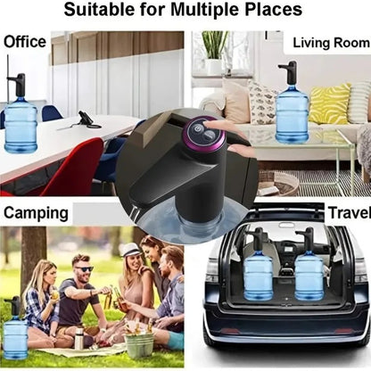 Portable 5‑Gallon Water Dispenser – USB Rechargeable Automatic Electric Pump - Freshleen