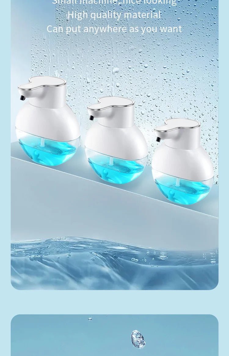 Smart Automatic Soap Foam Dispenser and Gel Bathroom Washing Hand liquid detergent Machine Wall Panels Mounted USB Rechargeable - Freshleen