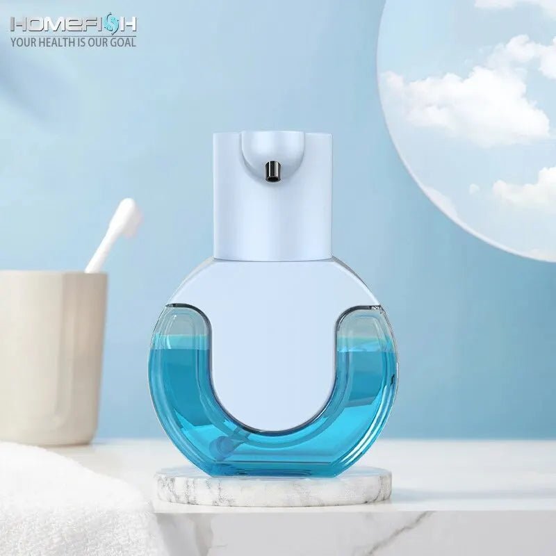 Best Touchless Soap Dispenser mounted on a bathroom wall, featuring a 420ml capacity and motion sensor.