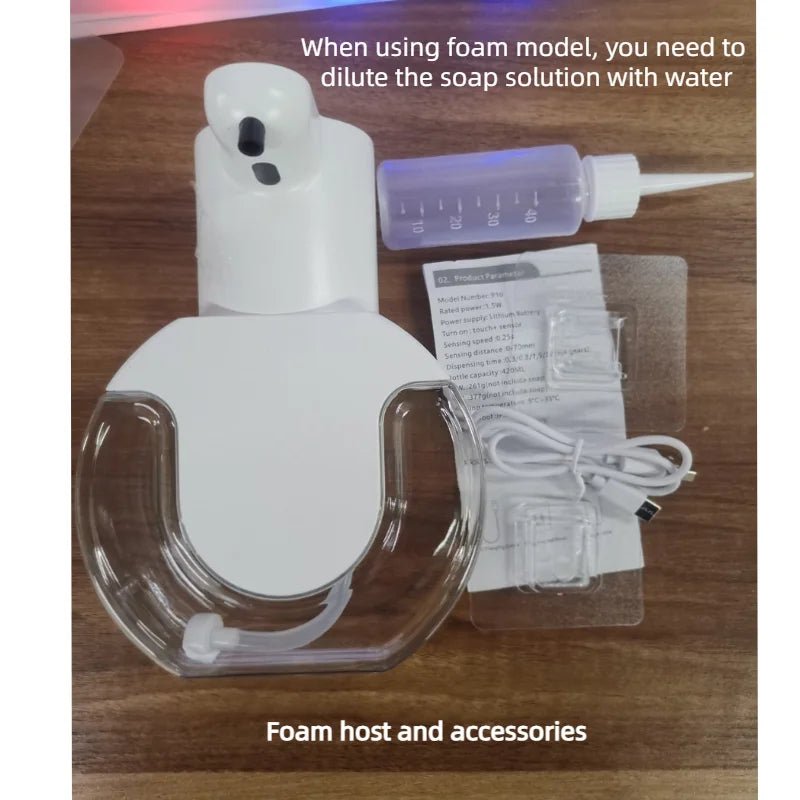 Best Touchless Soap Dispenser mounted on a bathroom wall, featuring a 420ml capacity and motion sensor.